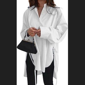 Oversized Boyfriend Button Down Shirt